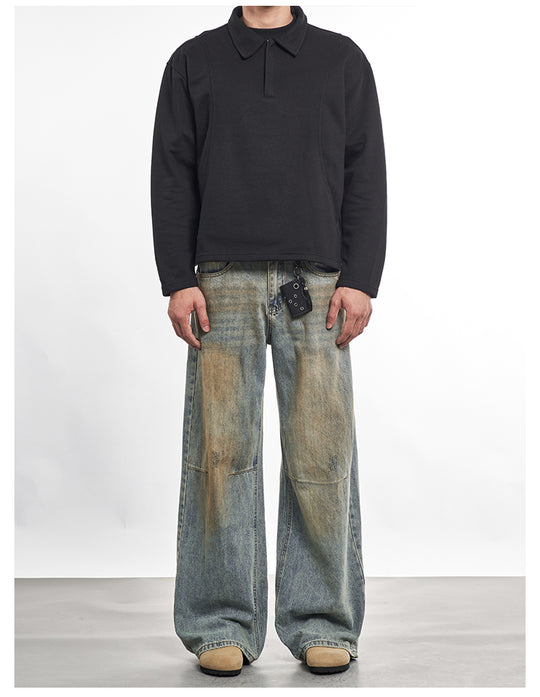 F3F Select Mud Wash Baggy Jeans | Face 3 Face