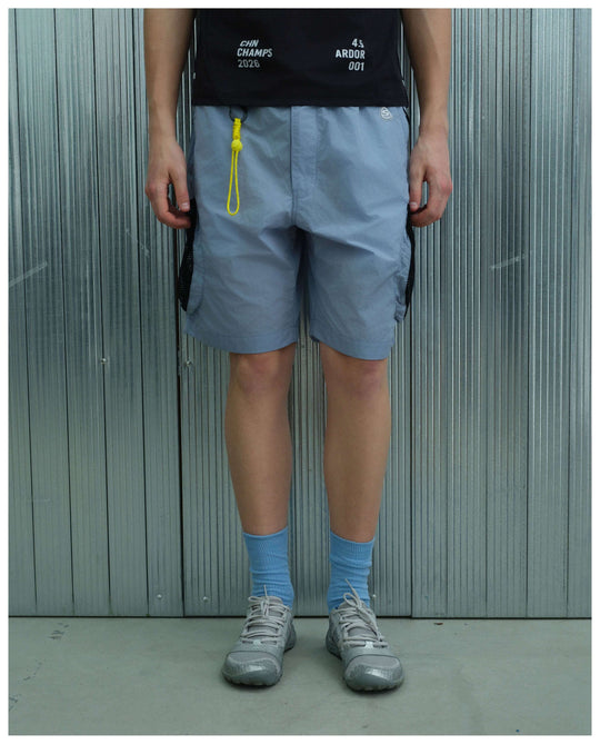 S45 Mesh Pocket Nylon Utility Outdoor Shorts | Face 3 Face