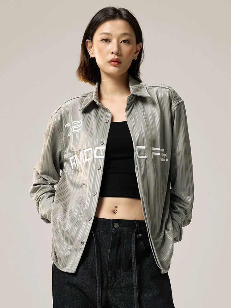 Remedy Silk Striped Long Sleeve Shirt | Face 3 Face