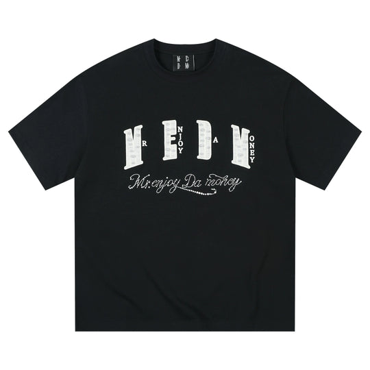 MEDM Pearl Lace Patch Embroidery Tee | Face 3 Face