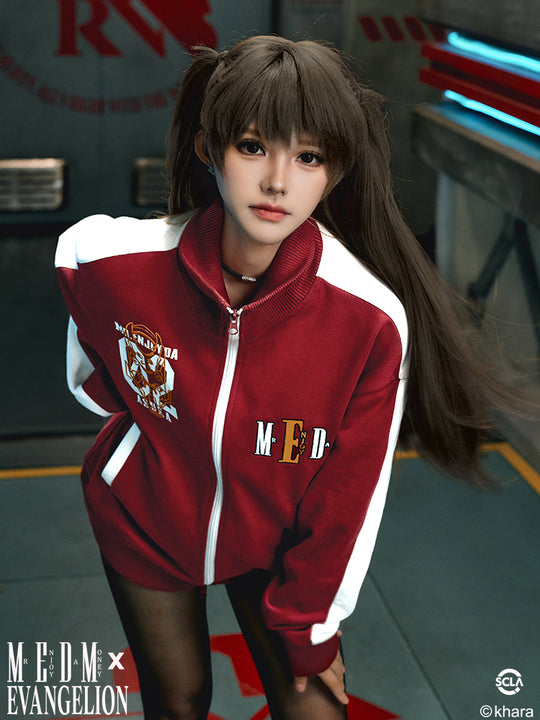 MEDM x EVA Line Art Body Contrast Color Track Jacket | Face 3 Face