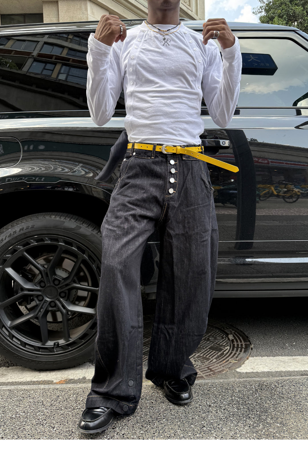 STEEPC Leather Braided Metal Buckle Belt | Face 3 Face