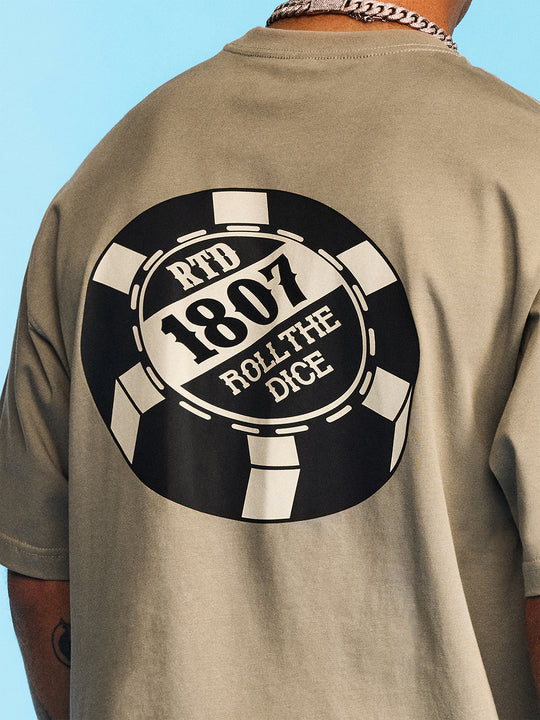 1807 Roll The Dice Chip Print Tee | Face 3 Face