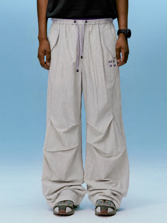 MEDM Contrast Stitch Lightweight Utility Track Pants | Face 3 Face