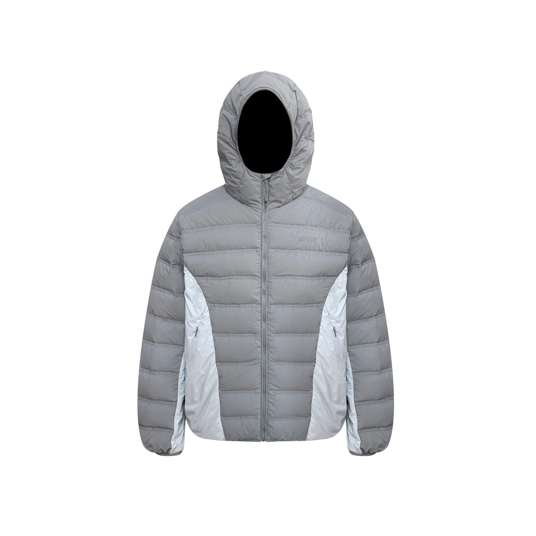 S45 Two Tone Double Stitched Lightweight Down Jacket | Face 3 Face