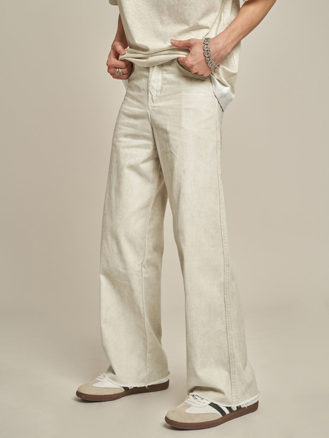 F3F Select Relaxed Straight Leg Casual Jeans