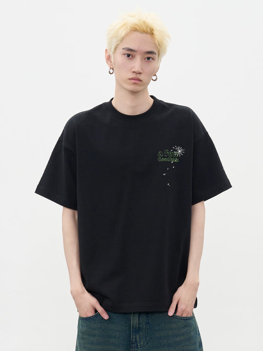 AFGK Dandelion Embroidered Tee | Face 3 Face