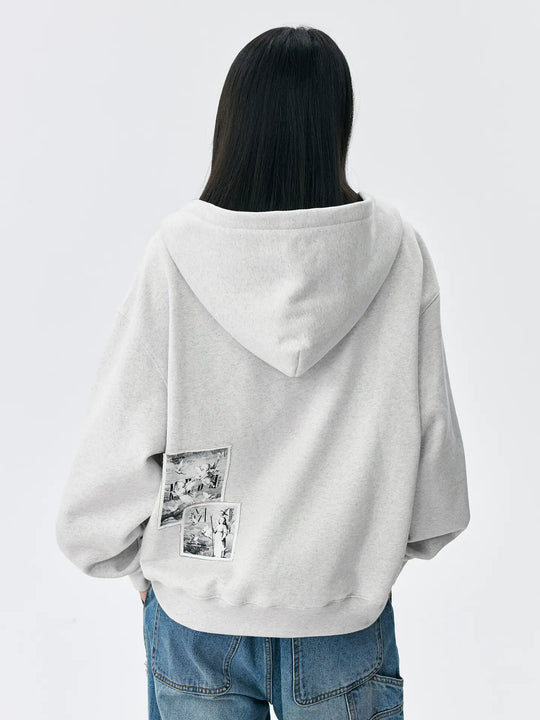 MEDM Angel Patch Zip Up Hoodie | Face 3 Face