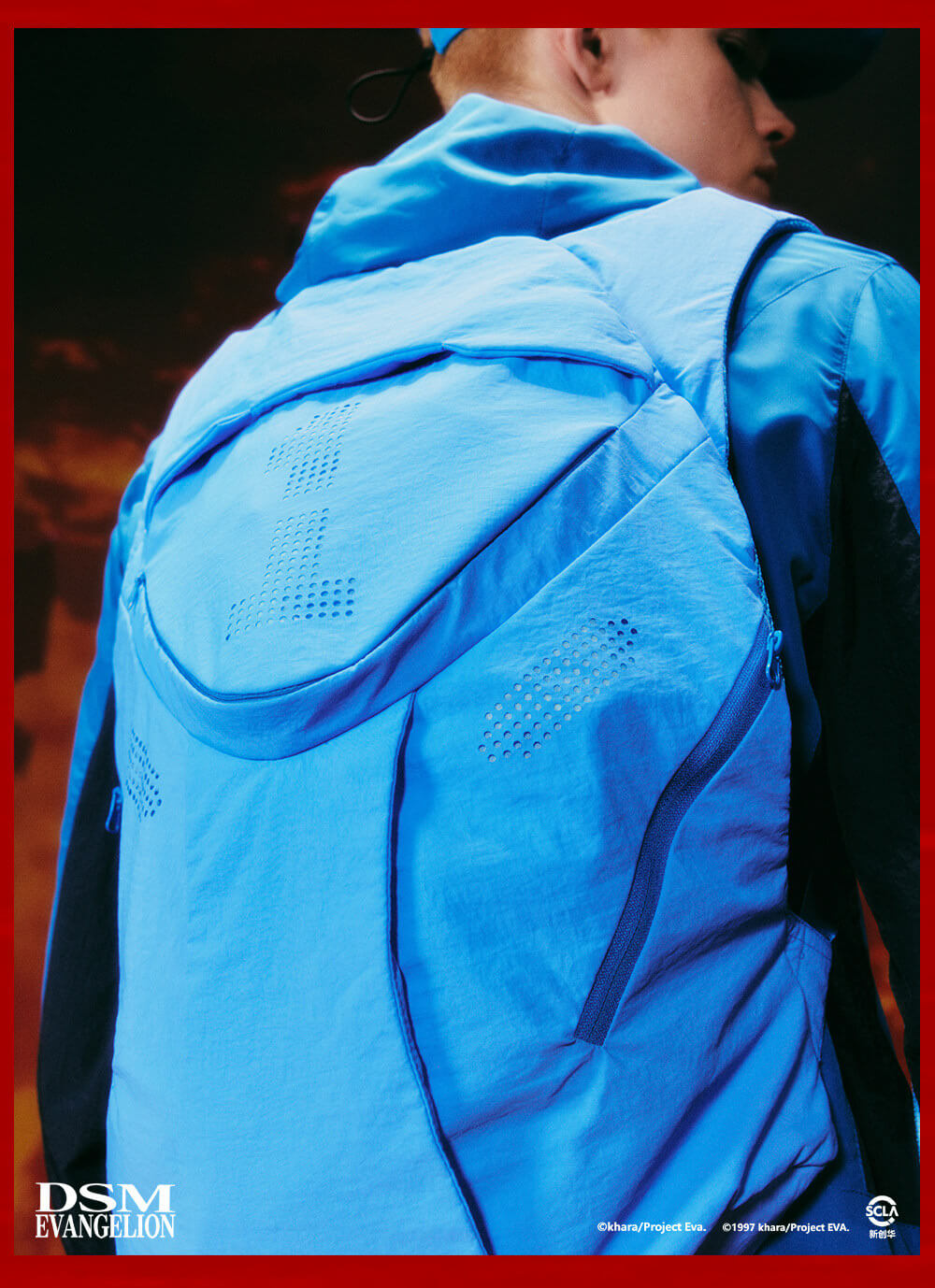 DSM x EVA Plugsuit Inspired Lightweight Backpack | Face 3 Face