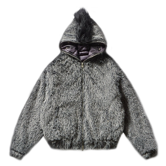 Remedy Faux Fur Mohawk Hooded Jacket | Face 3 Face