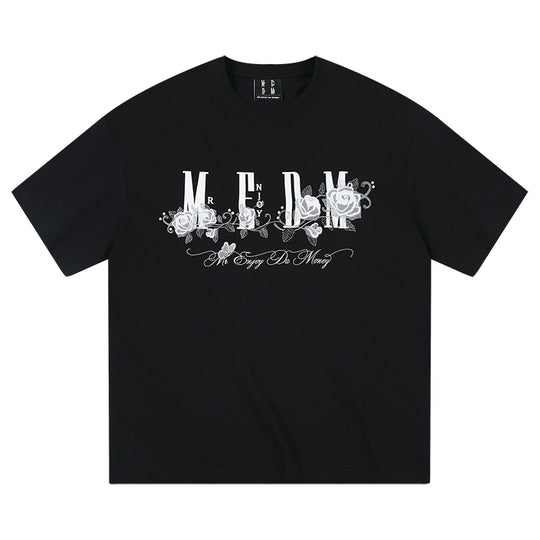 MEDM Beaded Rose Embroidery Logo Tee | Face 3 Face