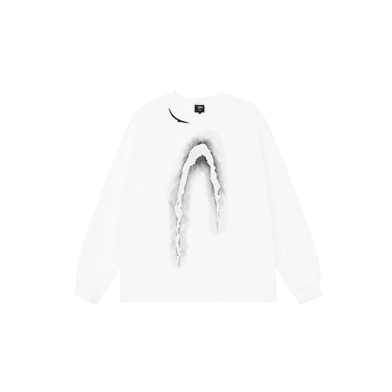 Achock Phantom Logo Print Long Sleeve Tee | Face 3 Face