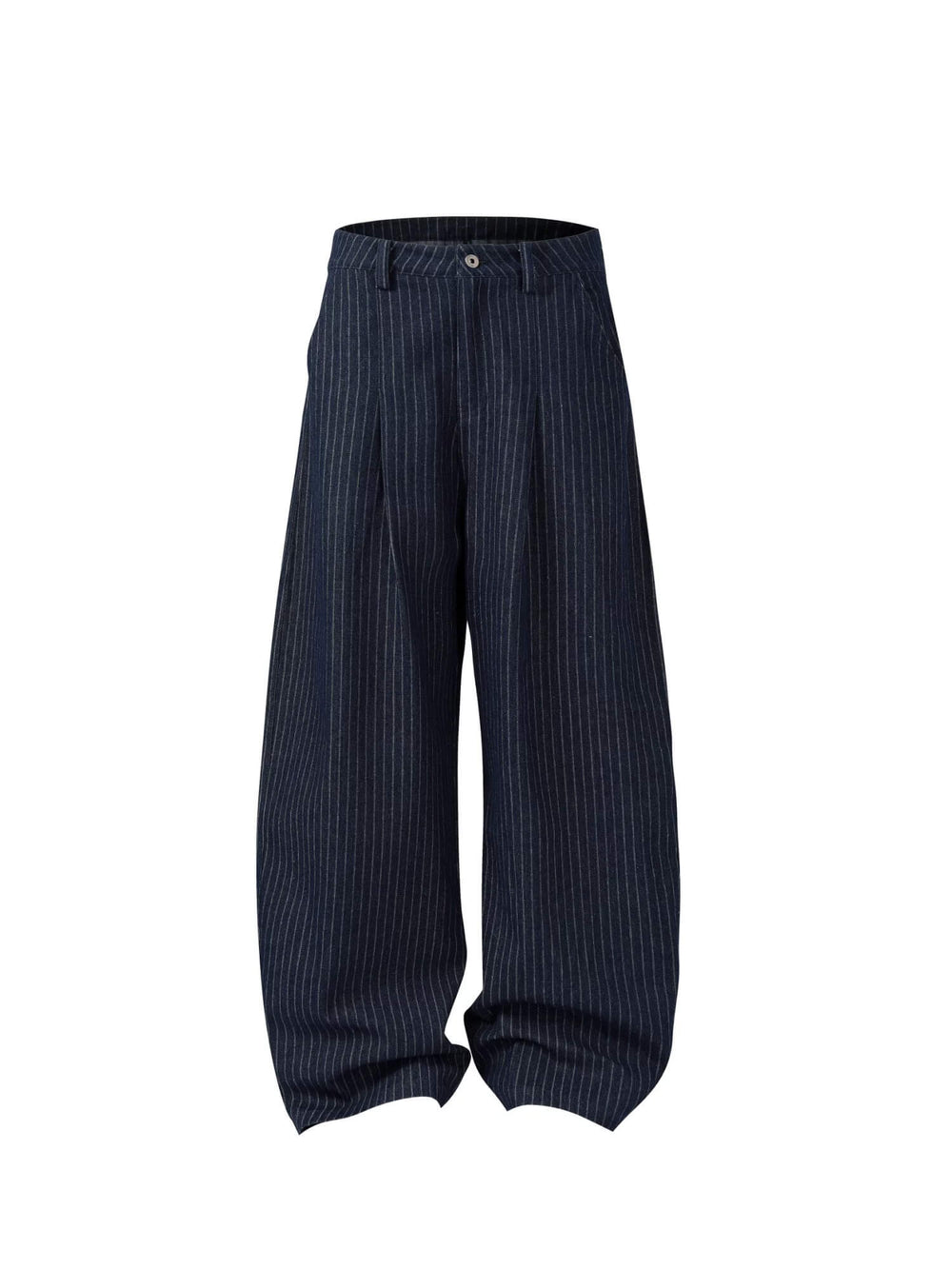 NOVACAM Striped Curved Baggy Jeans | Face 3 Face