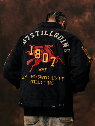 1807 Pegasus Patch Embroidered Jacket | Face 3 Face