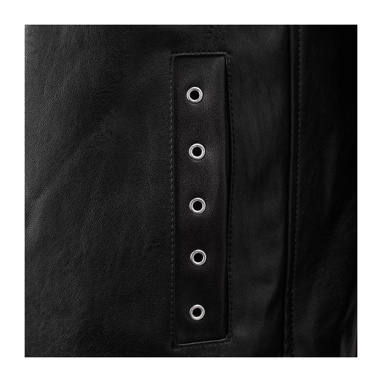 KARMANISTIC Racing Short Leather Jacket | Face 3 Face