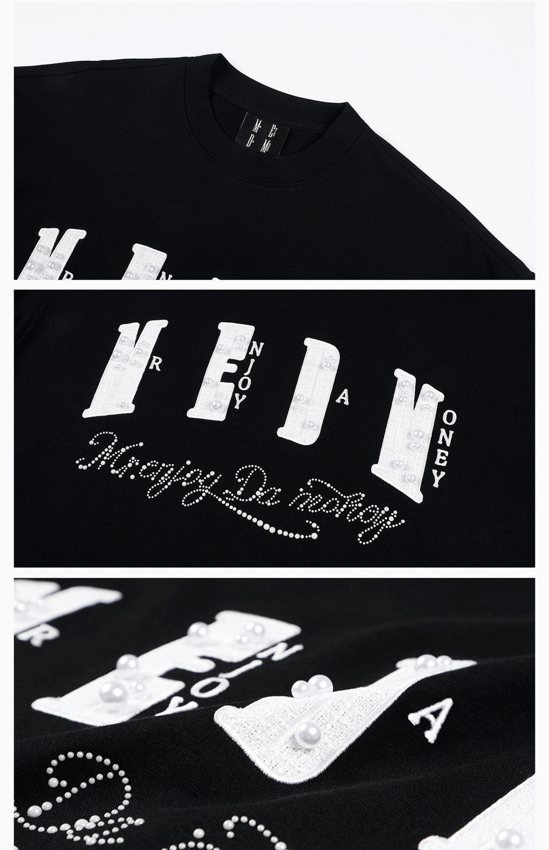 MEDM Pearl Patch Logo Long Sleeve Tee | Face 3 Face