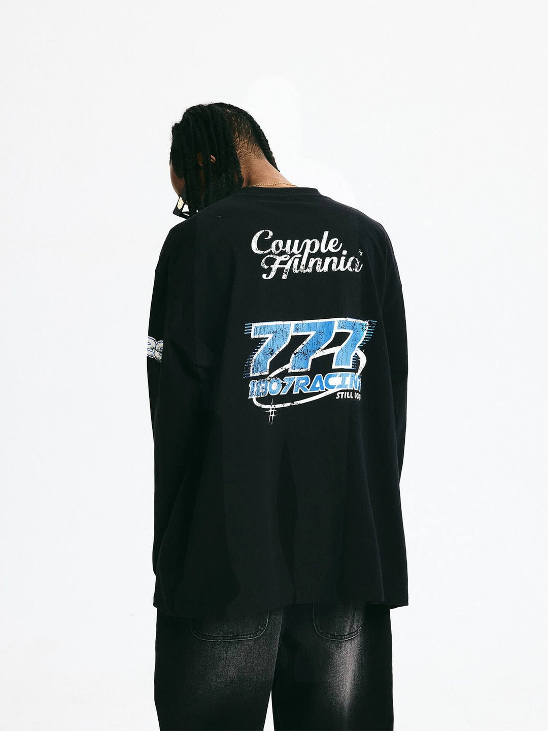 1807 × CH Dragon Head Vintage Printed Long Sleeve Tee | Face 3 Face