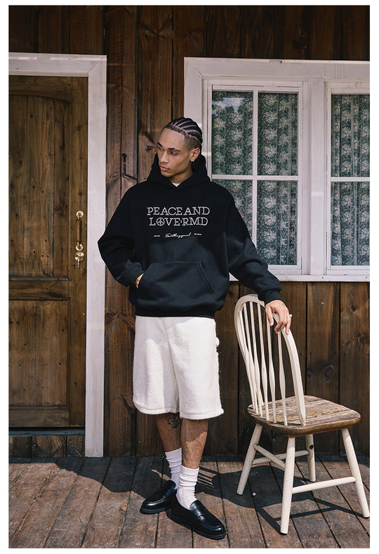 Remedy PEACE LOVE Pearl Embroidered Hoodie | Face 3 Face