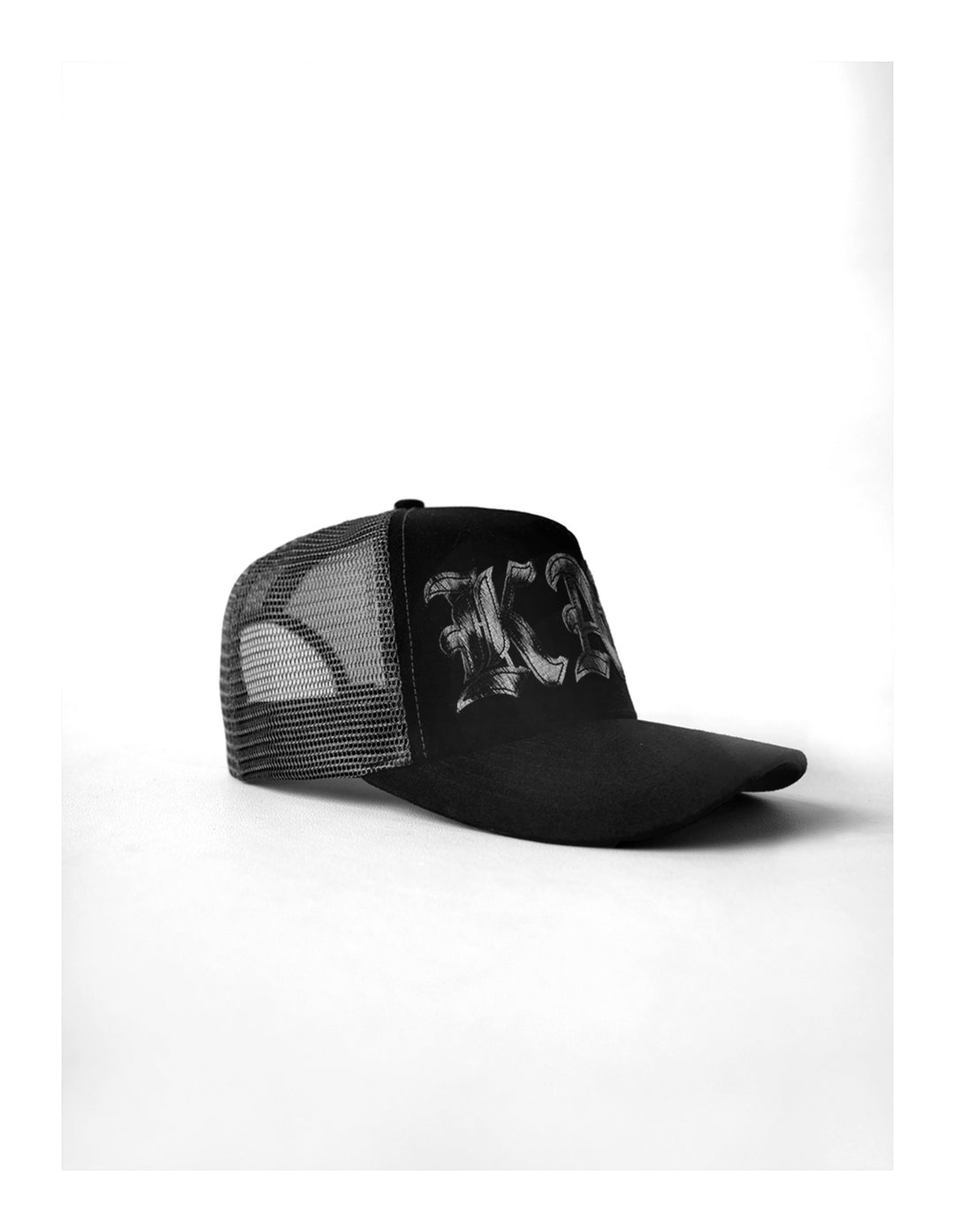 KARMANISTIC Embroidered Letters Trucker Hat | Face 3 Face