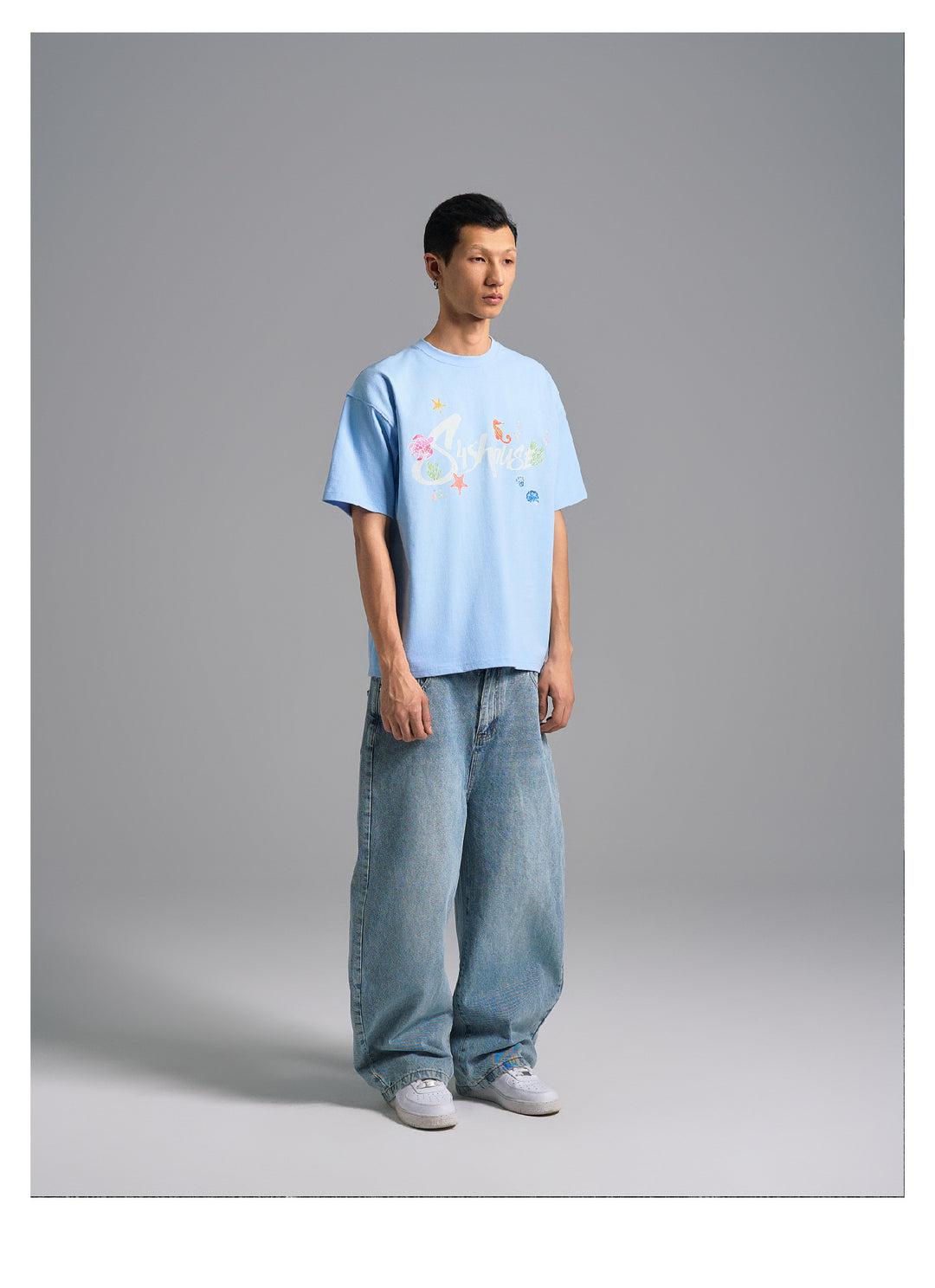 S45 Underwater World Graffiti Print Tee | Face 3 Face