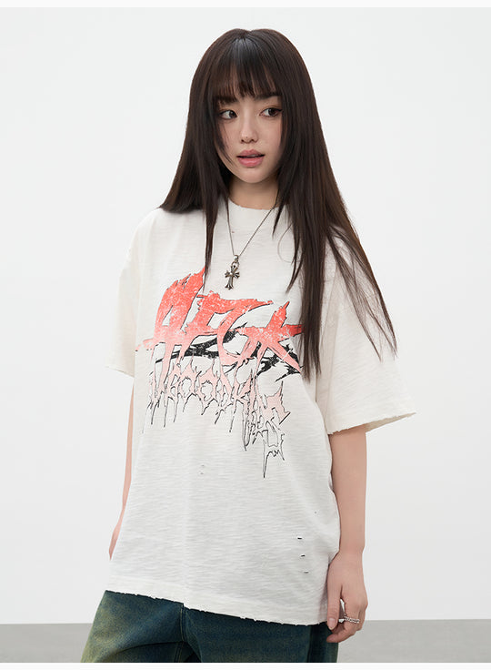 AFGK Vintage Rock Print Tee | Face 3 Face