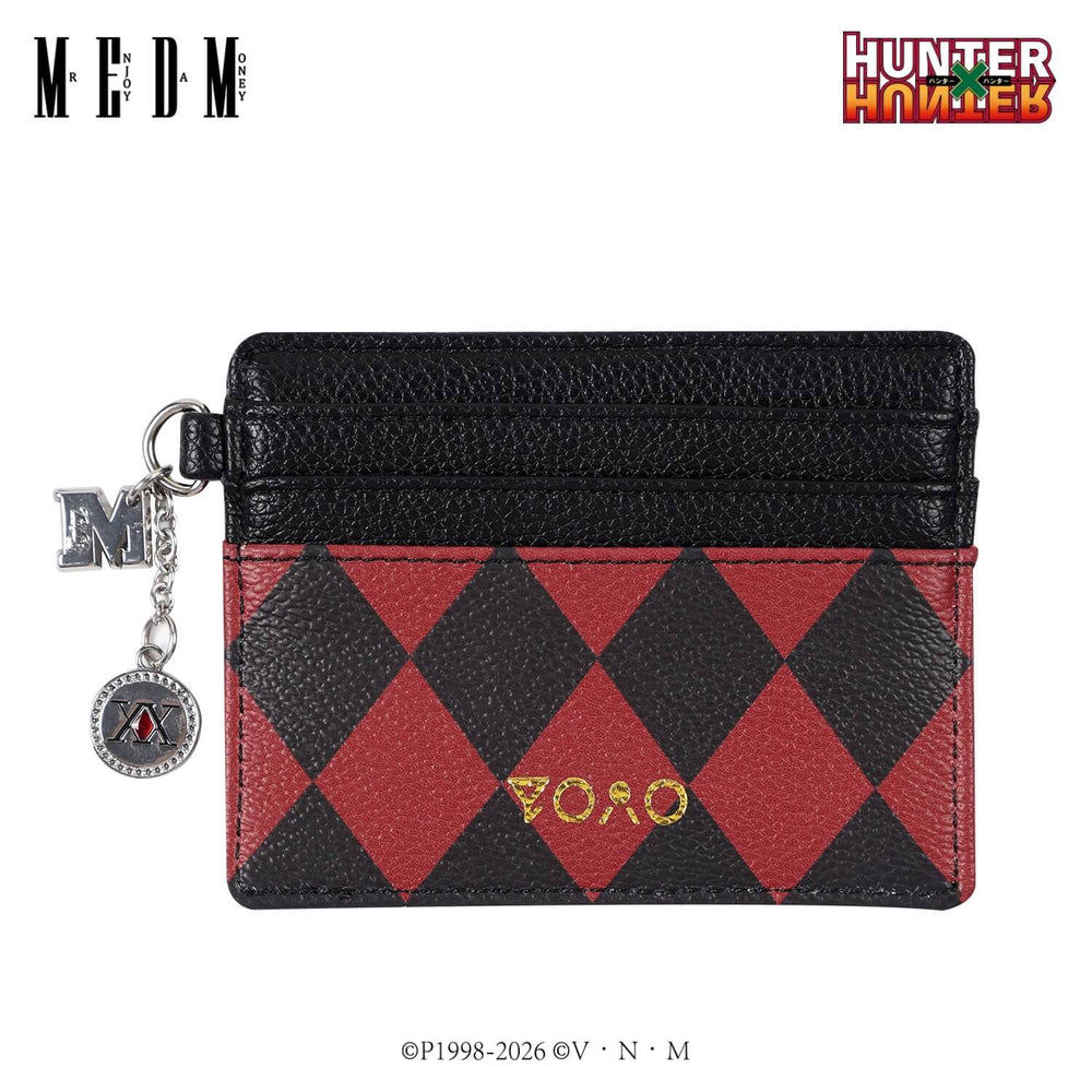 MEDM × HUNTER×HUNTER Leorio Checkered Card Case | Face 3 Face