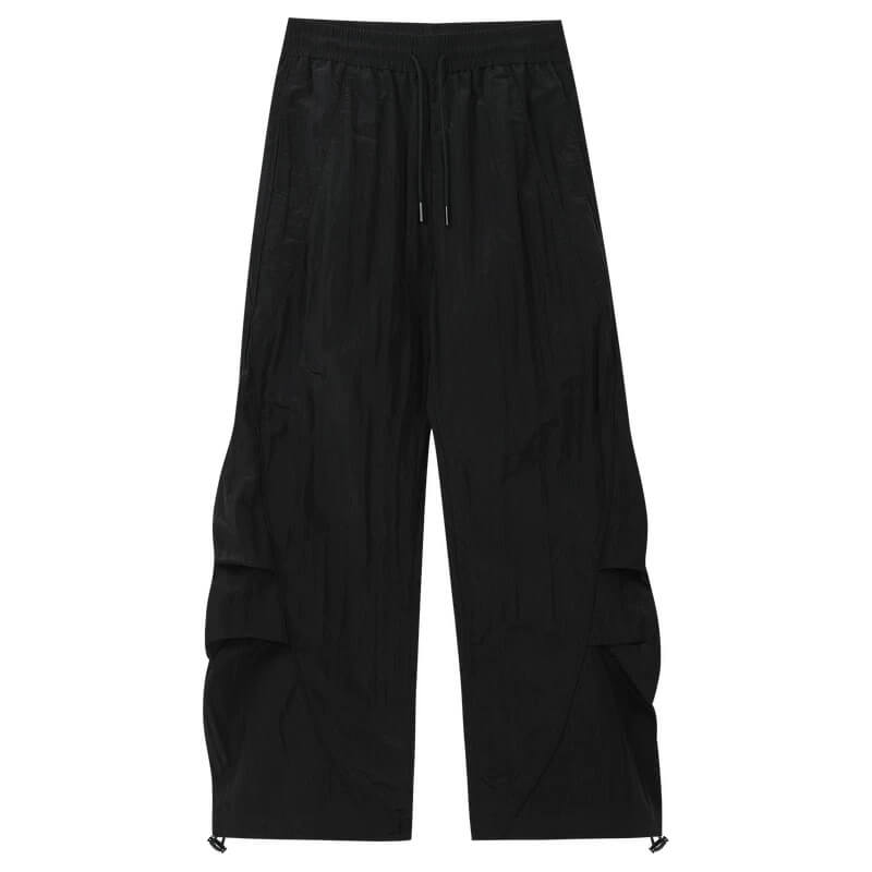 MEDM Sheen Texture Lightweight Utility Track Pants | Face 3 Face