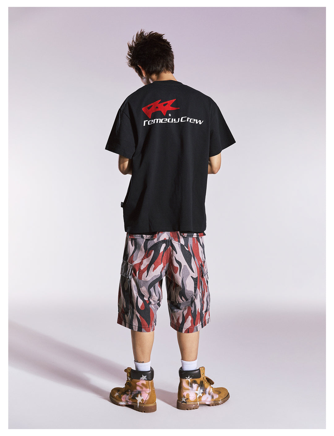 Remedy Flocking Logo Print Tee | Face 3 Face