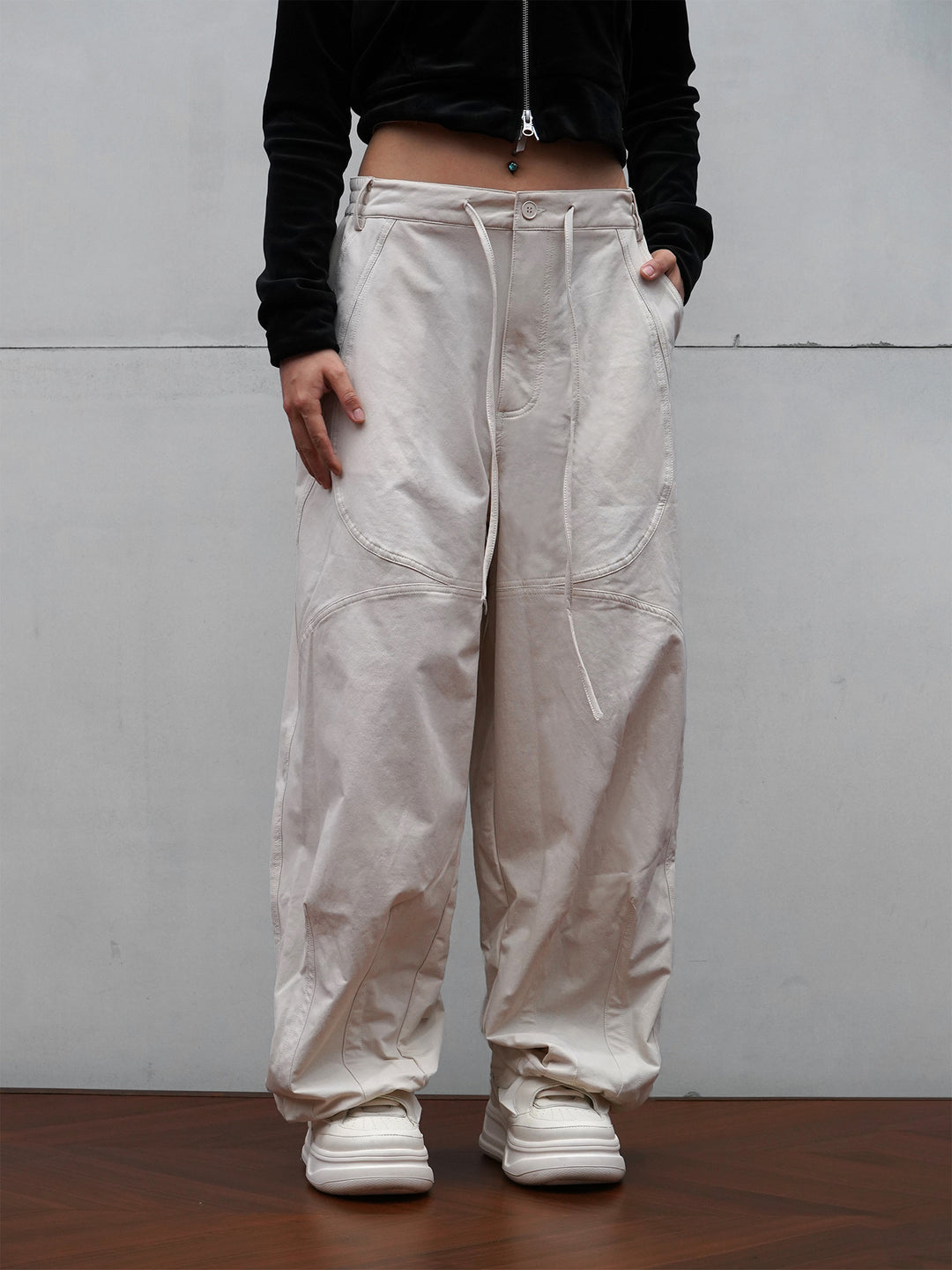 1807 Four Pointed Star Nylon Pants  | Face 3 Face