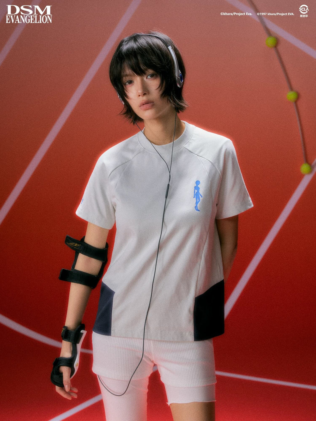 DSM x EVA Plugsuit Inspired Quick Dry Short Sleeve Tee