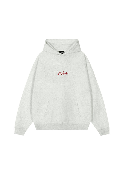 Achock Logo Floral Embroidered Hoodie | Face 3 Face
