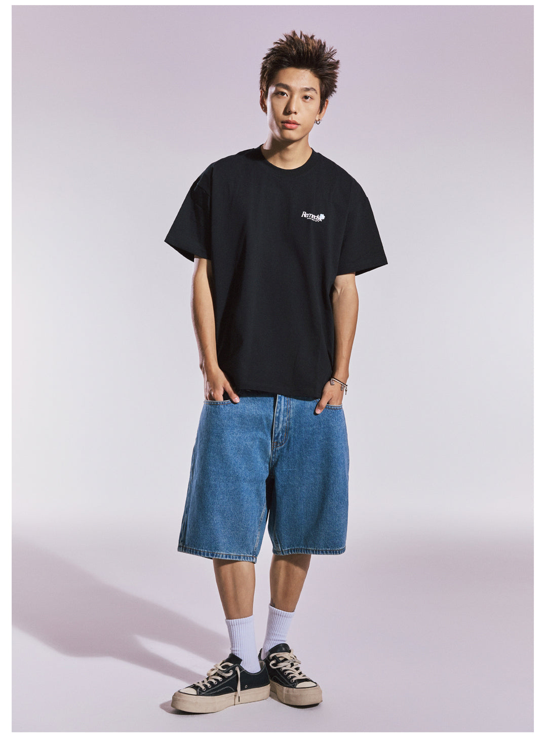 Remedy Small Flowers Foam Print Tee | Face 3 Face