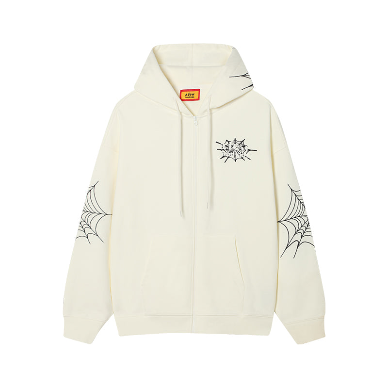 AFGK Spider Web Zipper Hoodie