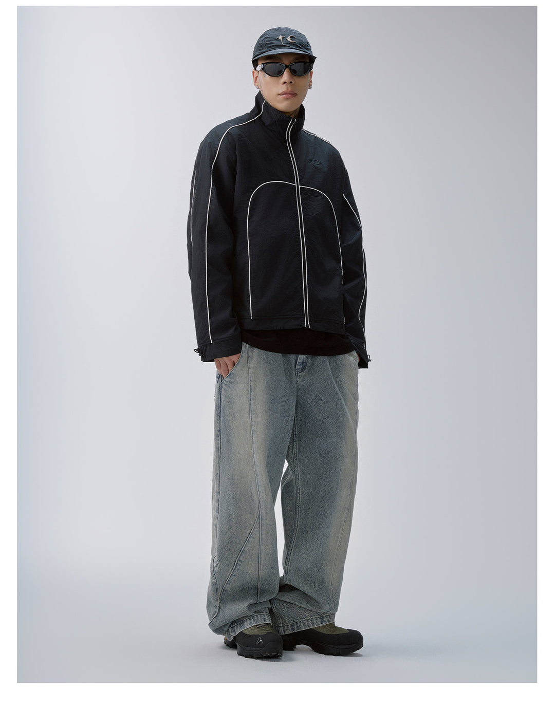 F2CE Color Block Patchwork Track Jacket | Face 3 Face