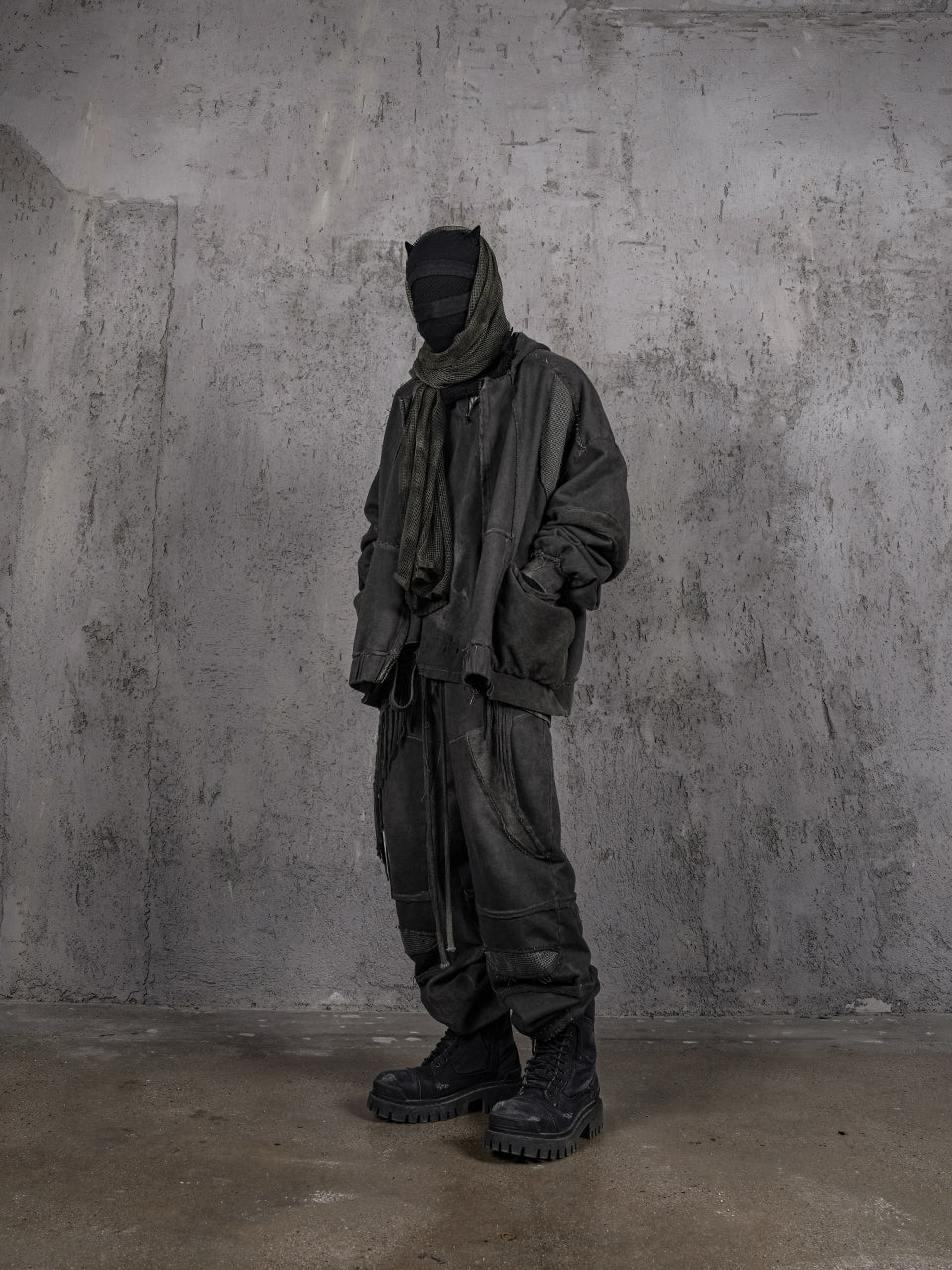 UNDERWATER Dirty Wash Deconstructed Drawstring Sweatpants | Face 3 Face