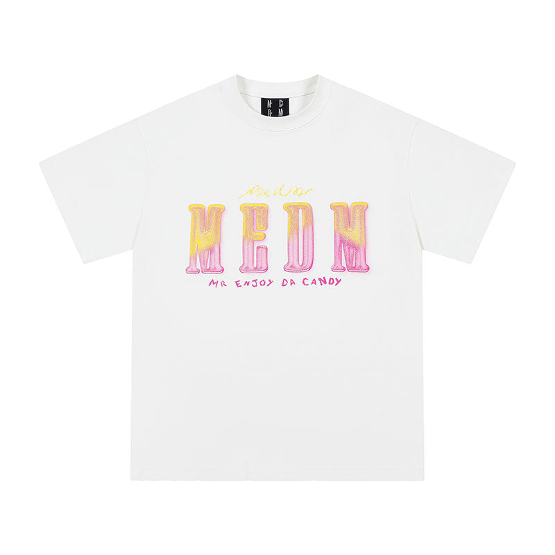 MEDM Sugar Frosted Fudge Gradient Printed Tee