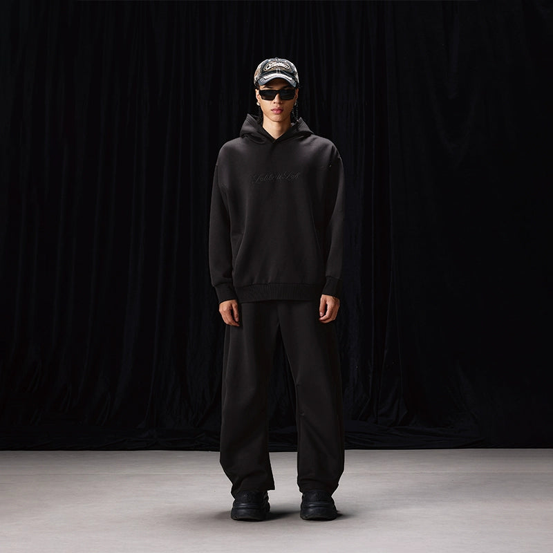 Labt Wool Air Layer Embroidered Hoodie | Face 3 Face