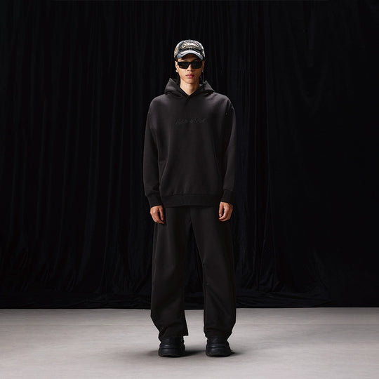 Labt Wool Air Layer Embroidered Hoodie | Face 3 Face