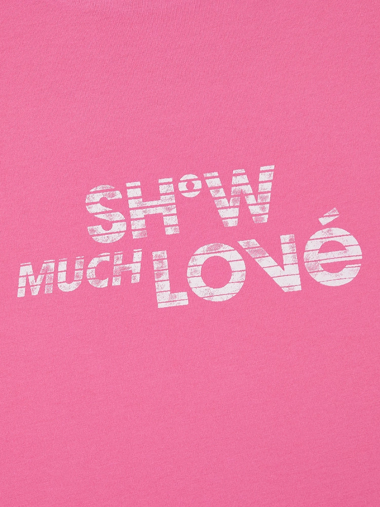 MHARF SHOW MUCH LOVE Vintage Print Tee | Face 3 Face