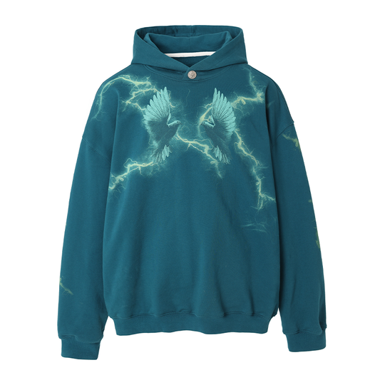JHYQ Thunder Bird Printed Hoodie