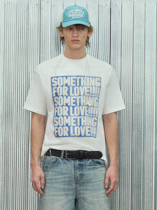 S45 Slogan Poster Print Short Sleeve Tee