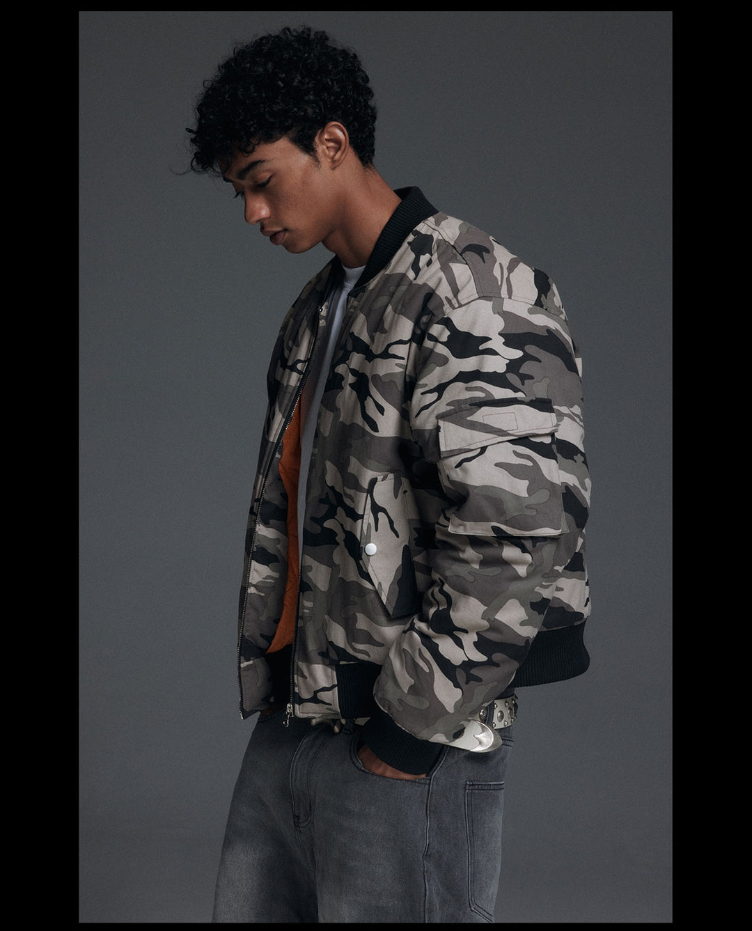 NOVACAM Camouflage MA-1 Military Jacket | Face 3 Face
