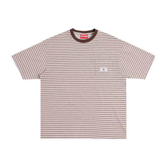 S45 Soft Striped Pocket Short Sleeve Tee | Face 3 Face
