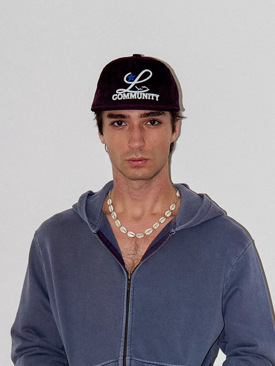 LIBERAFIT 3D Chain Stitch Embroidered Corduroy Trucker Hat | Face 3 Face