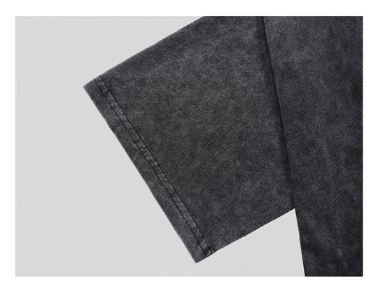 UNDERWATER Black Sand-Washed Basic Faded Tee | Face 3 Face