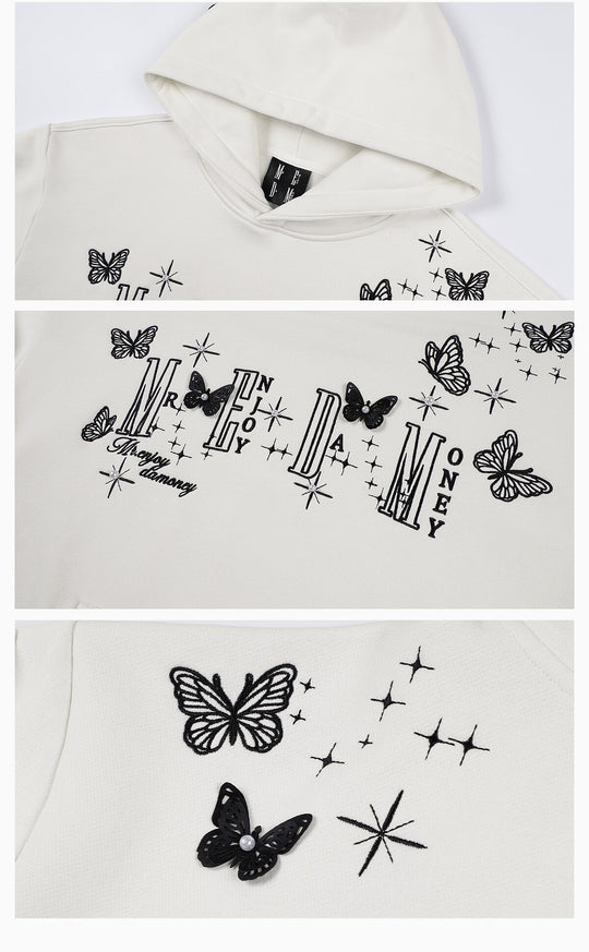MEDM 3D Butterfly Logo Hoodie | Face 3 Face