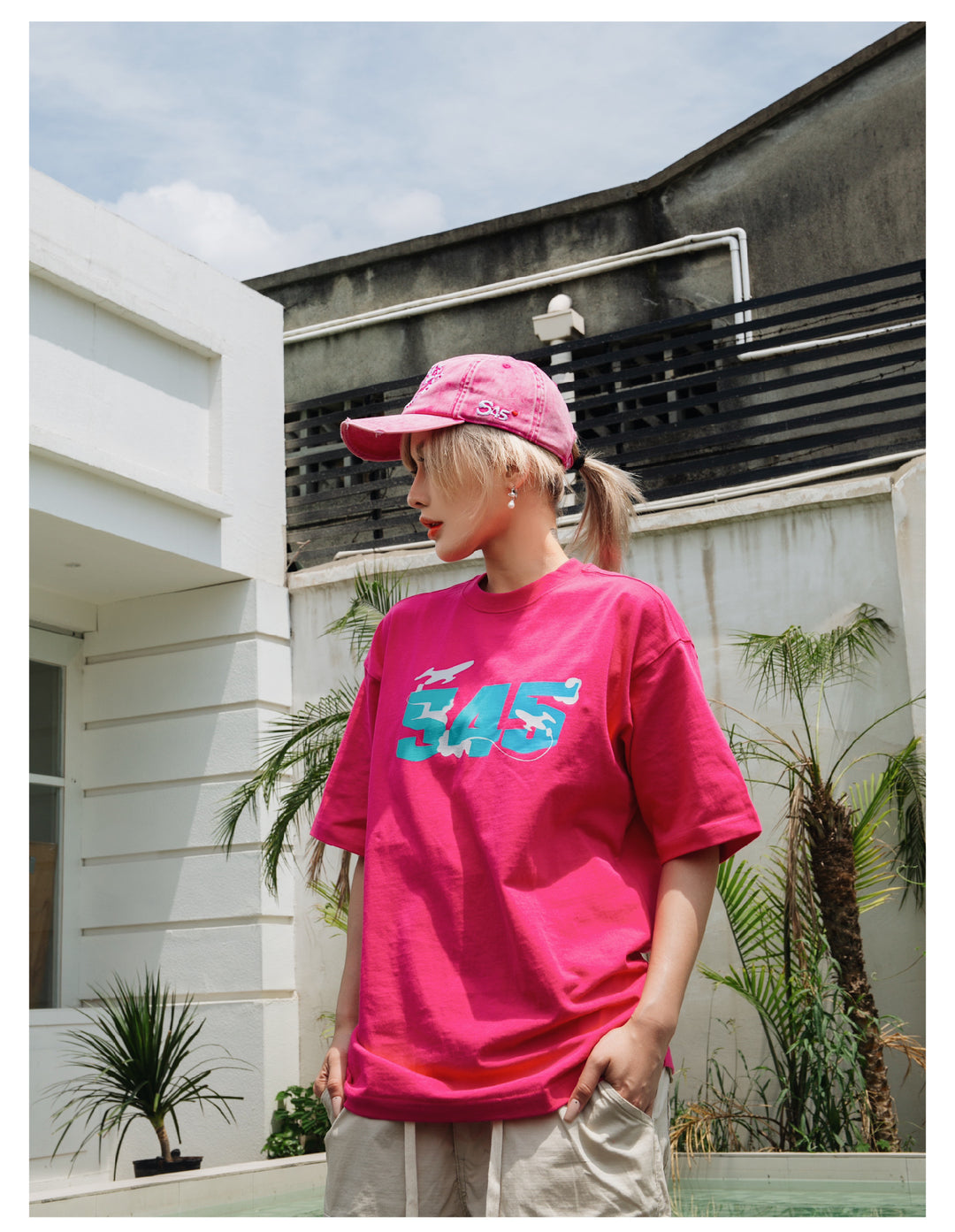 S45 Airplane Gradient Logo Tee | Face 3 Face