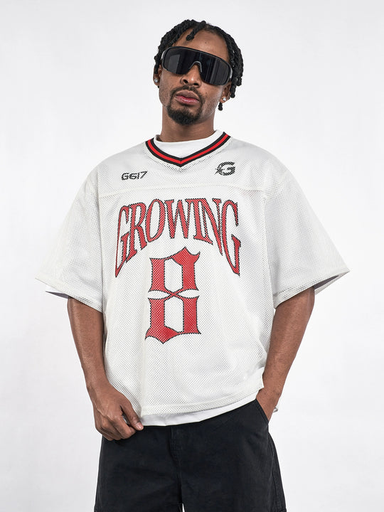 F3F Select 8 Letter Print Mesh Hockey Jersey | Face 3 Face