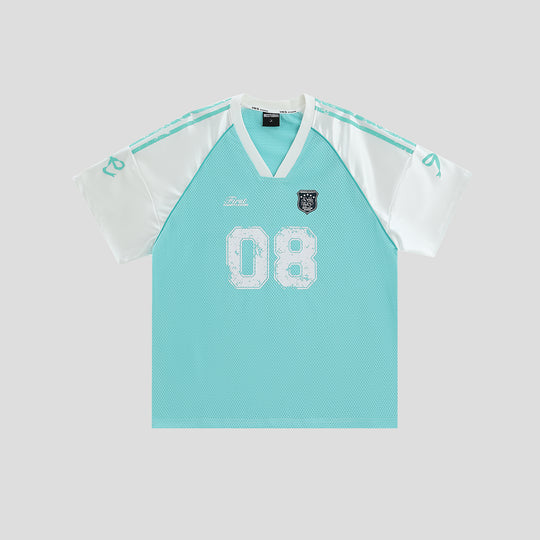 INSstudios Raglan Spliced V-neck Soccer Jersey | Face 3 Face