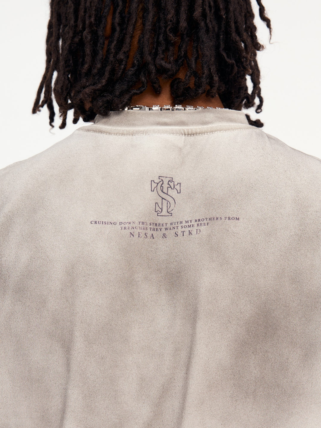 Small Town Kid Leopard Dirty Wash Tee | Face 3 Face